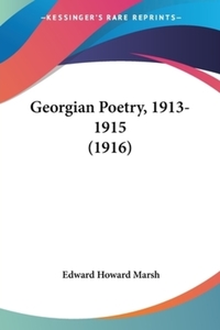 Book Cover for Georgian Poetry, 1913-1915 (1916) by Rudyard Kipling