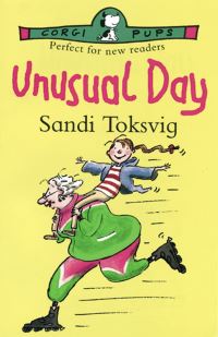 Book Cover for Unusual Day by Sandi Toksvig, Georgien Ovenwater