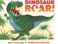 Book Cover for Dinosaur Roar! by Henrietta Stickland, England Natural History Museum London