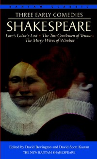 Book Cover for Three Early Comedies by William Shakespeare