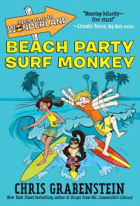 Book Cover for Beach Party Surf Monkey by Chris Grabenstein