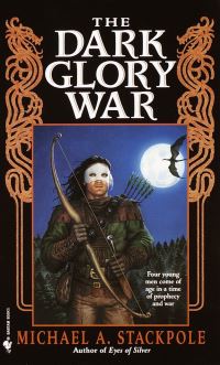 Book Cover for The Dark Glory War by Michael A Stackpole, Copyright Paperback Collection Library of Congress