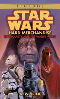 Book Cover for Hard Merchandise by K W Jeter, Copyright Paperback Collection Library of Congress
