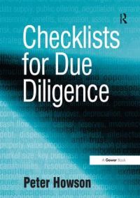 Book Cover for Checklists for Due Diligence by Peter Howson