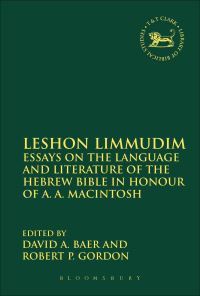 Book Cover for Leshon Limmudim by A A Macintosh