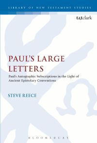 Book Cover for Paul's Large Letters by Steve Reece