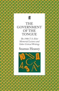 Book Cover for The Government of the Tongue by Seamus Heaney