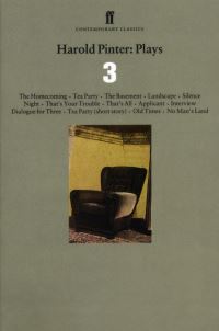 Book Cover for Plays by Harold Pinter