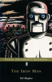 Book Cover for The Iron Man by Ted Hughes