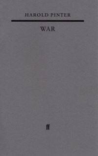 Book Cover for War by Harold Pinter