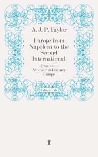 Book Cover for Europe from Napoleon to the Second International by AJP Taylor