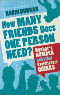 Book Cover for How Many Friends Does One Person Need? by R I M Dunbar