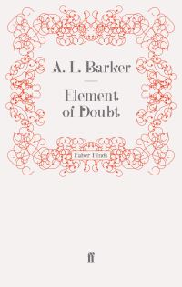 Book Cover for Element of Doubt by A L Barker