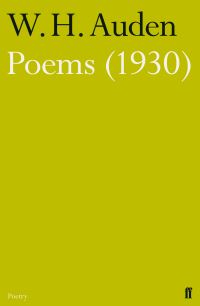 Book Cover for Poems (1930) by W H Auden