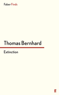 Book Cover for Extinction by Thomas Bernhard