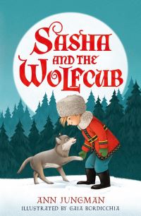 Book Cover for Sasha and the Wolfcub by Ann Jungman