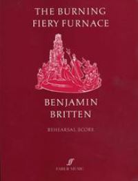 Book Cover for The Burning Fiery Furnace by Benjamin Britten