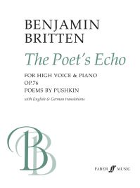 Book Cover for The Poet's Echo by Benjamin Britten