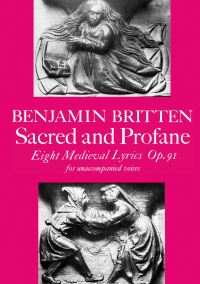 Book Cover for Sacred and Profane by Benjamin Britten