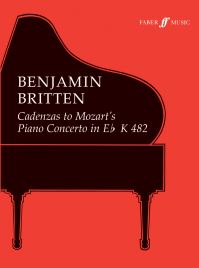 Book Cover for Cadenzas To Mozart Piano Concerto In Eb K482 by Benjamin Britten