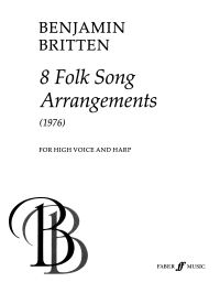 Book Cover for Eight Folk Song Arrangements by Benjamin Britten