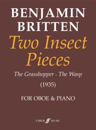 Book Cover for Two Insect Pieces by Benjamin Britten