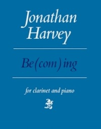 Book Cover for Be(com)ing by Jonathan Harvey