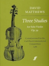 Book Cover for Three Studies by David Matthews