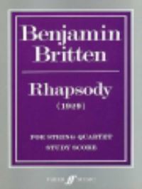 Book Cover for Rhapsody by Benjamin Britten