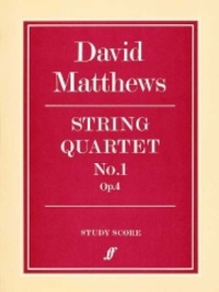 Book Cover for String Quartet No. 1 by David Matthews