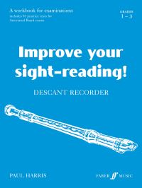 Book Cover for Improve Your Sight-Reading! Descant Recorder 1-3 by Paul Harris