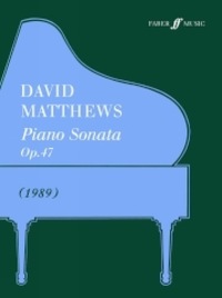 Book Cover for Piano Sonata Op. 47 by David Matthews