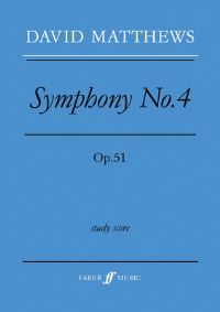Book Cover for Symphony No. 4 by David Matthews