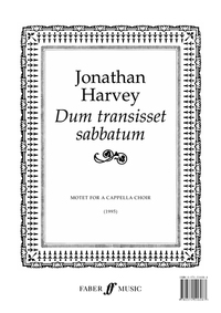 Book Cover for Dum Transisset Sabbatum by Jonathan Harvey