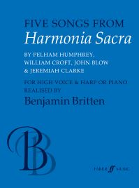 Book Cover for Five Songs From Harmonia Sacra by Benjamin Britten