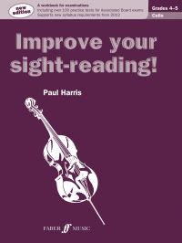 Book Cover for Improve Your Sight-Reading! Cello Grades 4-5 by Paul Harris