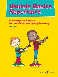 Book Cover for Ukulele Basics Repertoire by Alex Davis