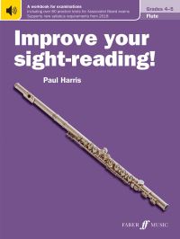 Book Cover for Improve Your Sight-Reading! Flute Grades 4-5 by Paul Harris