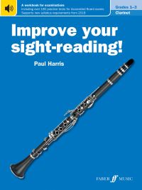 Book Cover for Improve Your Sight-Reading! Clarinet Grades 1-3 by Paul Harris