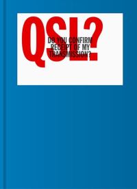 Book Cover for QSL? (Do You Confirm Receipt of My Transmission?) by Marc DaCosta