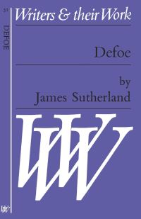 Book Cover for Defoe by James R Sutherland
