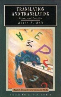 Book Cover for Translation and Translating by Roger T Bell
