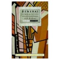 Book Cover for General Linguistics by R H Robins