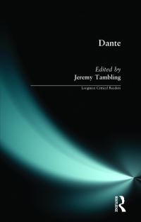 Book Cover for Dante by Jeremy Tambling