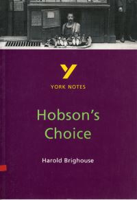 Book Cover for Hobson's Choice, Harold Brighouse by Brian Dyke