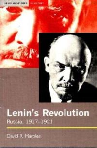 Book Cover for Lenin's Revolution by David R Marples