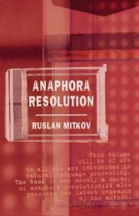 Book Cover for Anaphora Resolution by Ruslan Mitkov