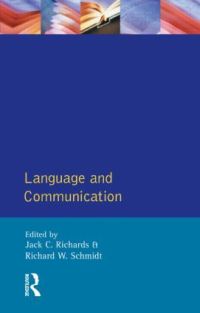 Book Cover for Language and Communication by Jack C Richards, Richard W Schmidt