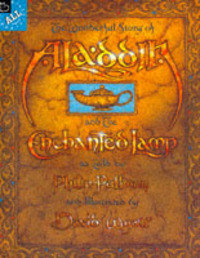 Book Cover for The Wonderful Story of Aladdin and the Enchanted Lamp by Philip Pullman, David Wyatt