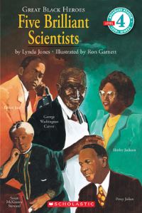 Book Cover for Five Brilliant Scientists by Lynda Jones, Ron Garnett